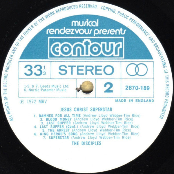 The Disciples (15) : Jesus Christ Superstar  (LP)