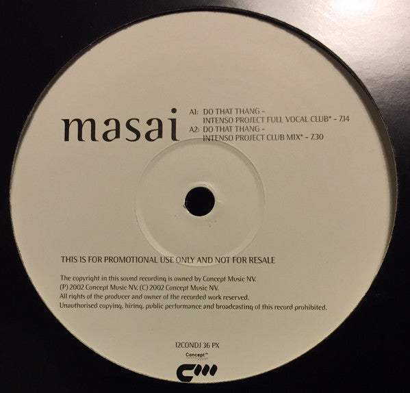 Masai : Do That Thang (12", Promo)