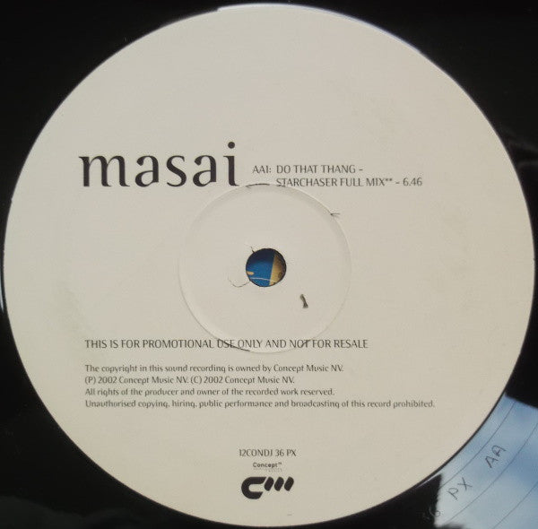 Masai : Do That Thang (12", Promo)
