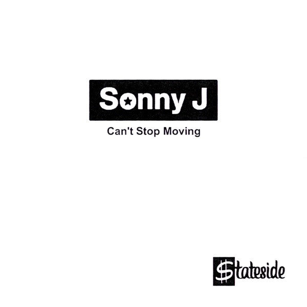 Sonny J : Can't Stop Moving (CDr, Single, Promo)
