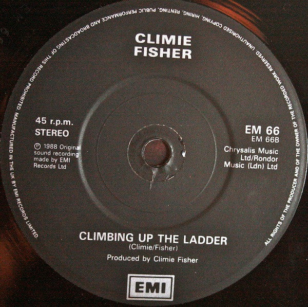 Climie Fisher : I Won't Bleed For You (7", Single, Pap)