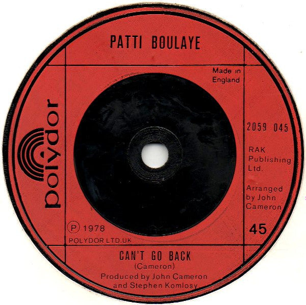 Patti Boulaye : Memories Don't Leave Like People Do (7")