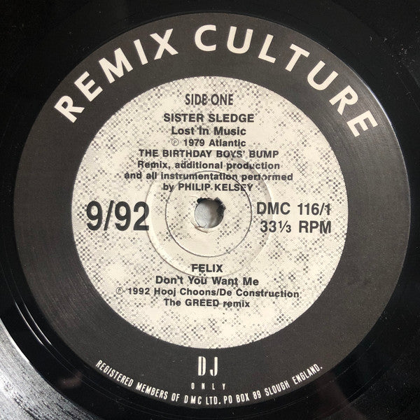 Various : Remix Culture 9/92 (12")