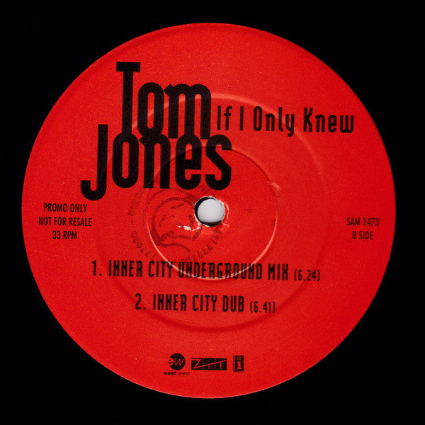 Tom Jones : If I Only Knew (The Inner City Mixes) (12", Promo)