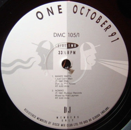 Various : October • 91 (One) (12", P/Mixed)