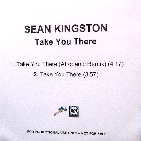 Sean Kingston : Take You There (CDr, Single, Promo)
