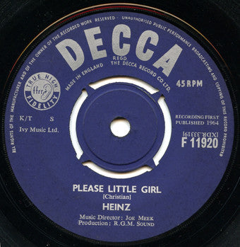 Heinz : Please Little Girl (7")