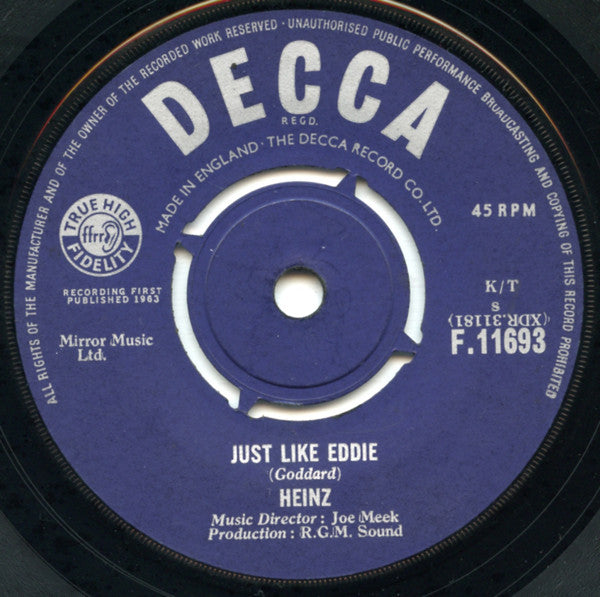 Heinz : Just Like Eddie (7", Single)