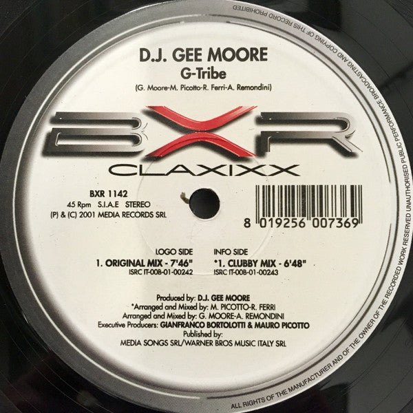 Gee Moore : G-Tribe (12")
