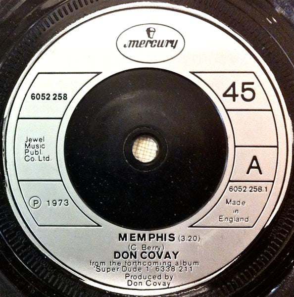Don Covay : Memphis / Leave Him (Part 1) (7")
