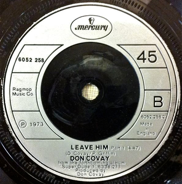Don Covay : Memphis / Leave Him (Part 1) (7")