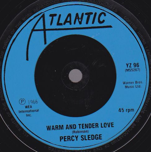 Percy Sledge : When A Man Loves A Woman (7", Single, RE, Blu)