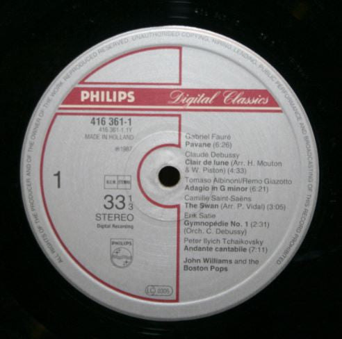John Williams (4) & Boston Pops Orchestra : Pops In Love (LP, Album)