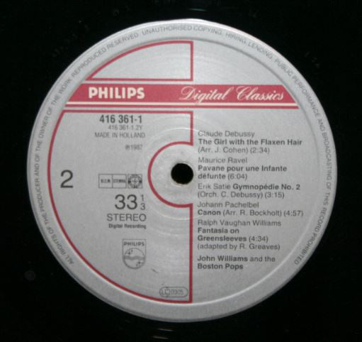John Williams (4) & Boston Pops Orchestra : Pops In Love (LP, Album)