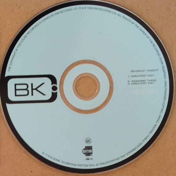 Beverley Knight : Greatest Day (CD, Single, CD1)