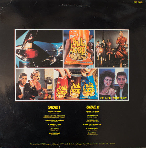Various : Crunch Everybody With KP Hula Hoops (LP, Comp, Promo)
