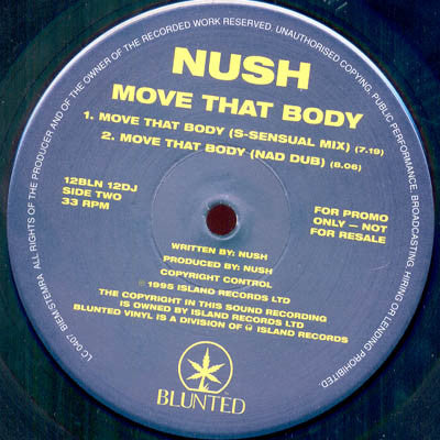 Nush : Move That Body (12", Promo)