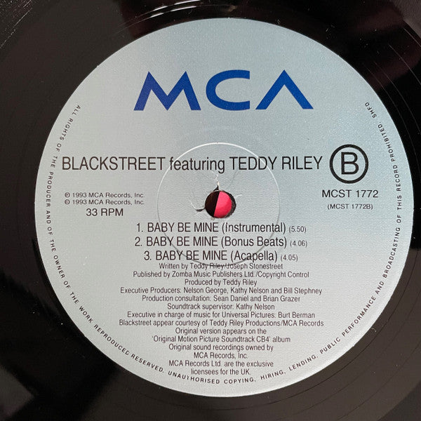 Blackstreet : Baby Be Mine (12")