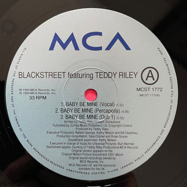 Blackstreet : Baby Be Mine (12")