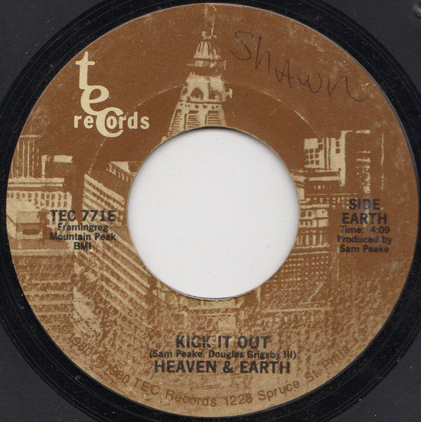 Heaven And Earth (2) : Just In Time (7", Styrene)