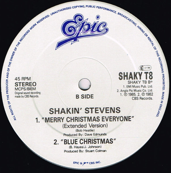 Shakin' Stevens : True Love (Extended Version) (12", Single)