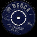 Billy Fury : Don't Let A Little Pride (Stand In Your Way) (7", Single)