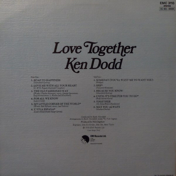 Ken Dodd : Love Together (LP, Album)