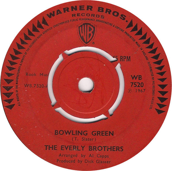 Everly Brothers : Bowling Green (7", Single)