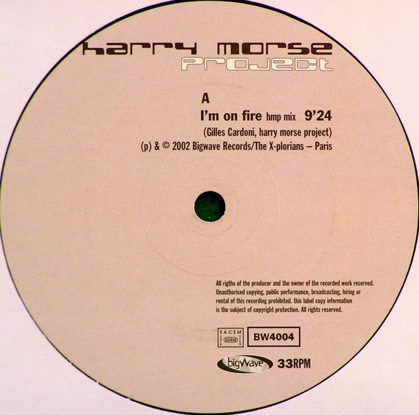 Harry Morse Project : I'm On Fire (12")