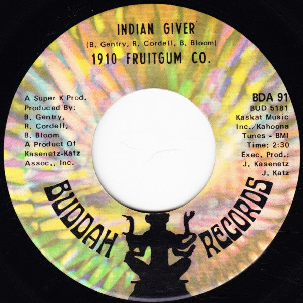 1910 Fruitgum Company : Indian Giver (7", ARP)