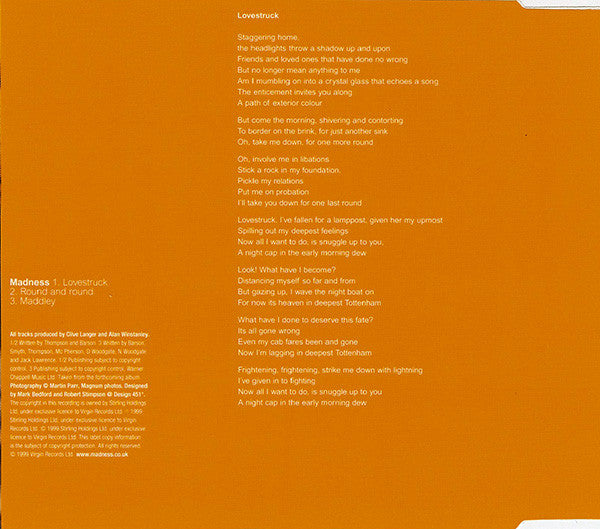 Madness : Lovestruck (CD, Single)