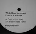 White Rose Movement : Love Is A Number (12", W/Lbl)
