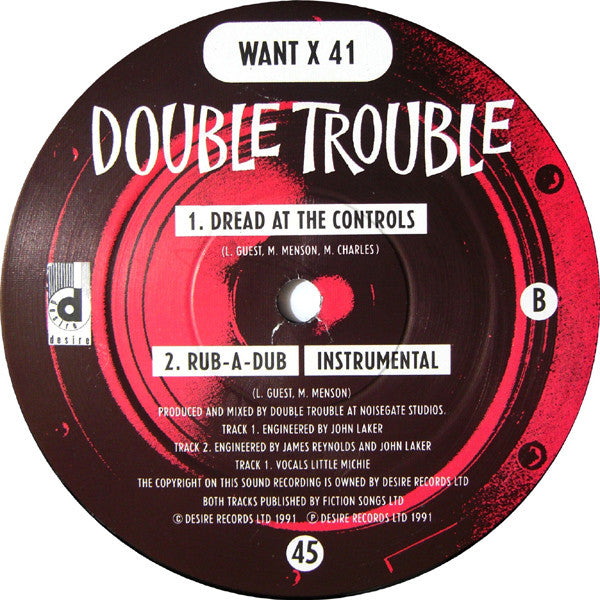 Double Trouble : Rub-A-Dub (12")
