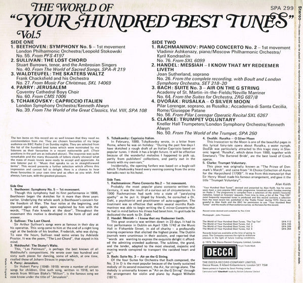 Various : The World Of Your Hundred Best Tunes Vol. 5 (LP, Comp)