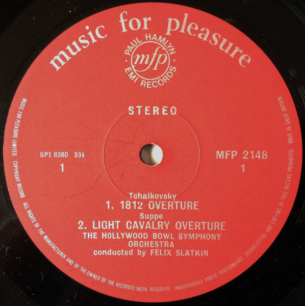 Felix Slatkin Conducts The Hollywood Bowl Symphony Orchestra : 1812 Overture (LP, Album)