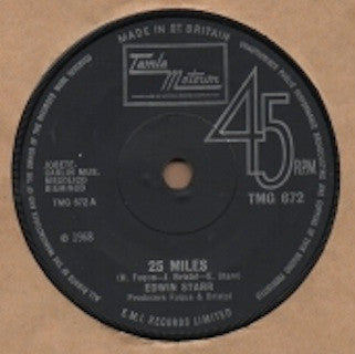 Edwin Starr : 25 Miles (7", Single, Mono, RE, Sol)