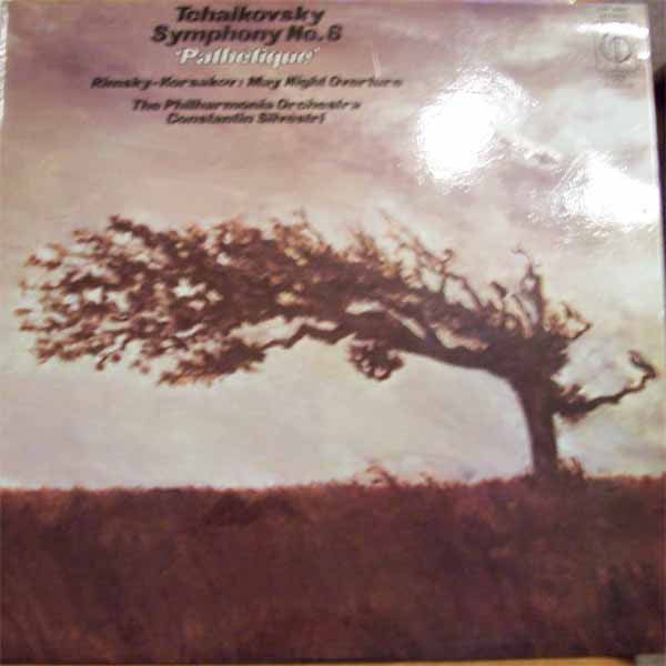 Pyotr Ilyich Tchaikovsky / Nikolai Rimsky-Korsakov - Philharmonia Orchestra, Constantin Silvestri : Symphony No. 6 'Pathétique' / May Night Overture (LP, RE)