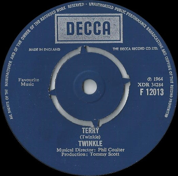 Twinkle (3) : Terry (7", Single, RP, Box)