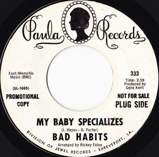 The Bad Habits (2) : My Baby Specializes (7", Promo)