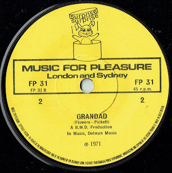 Unknown Artist : Grandad / In The Summertime (7", Single)