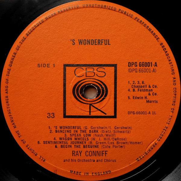 Ray Conniff : 'S Wonderful - 'S Marvellous (2xLP, Comp)
