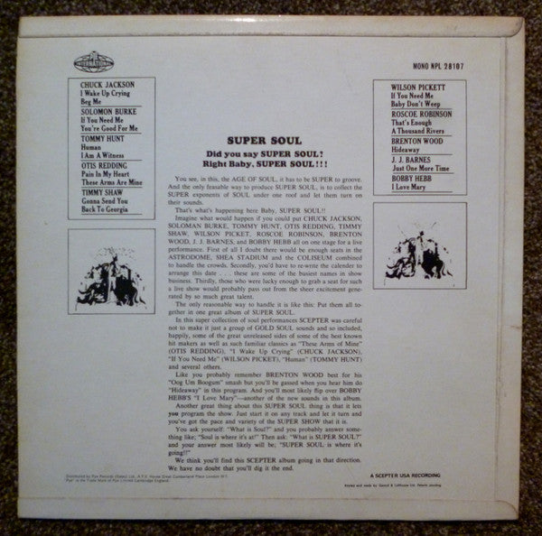 Various : Super Soul (LP, Comp, Mono)