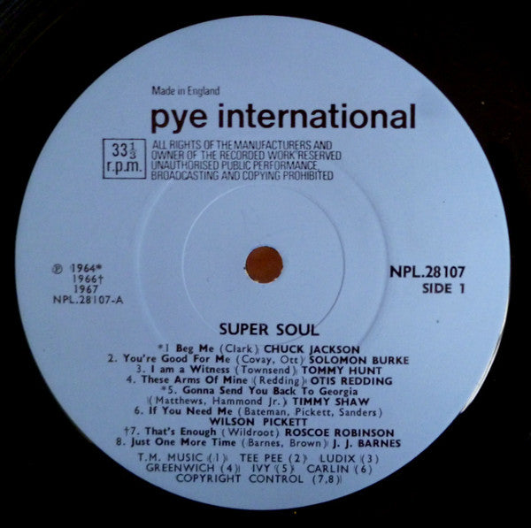 Various : Super Soul (LP, Comp, Mono)