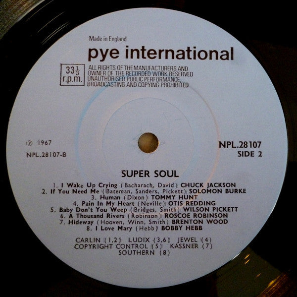 Various : Super Soul (LP, Comp, Mono)