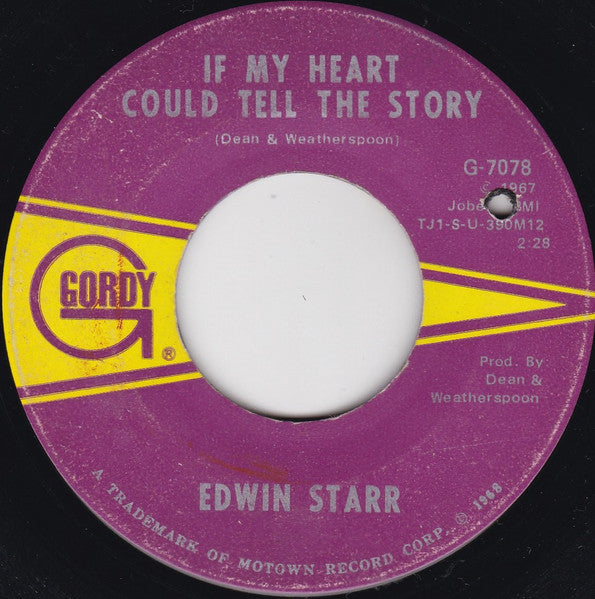 Edwin Starr : Way Over There / If My Heart Could Tell The Story (7", Single, Mono, ARP)