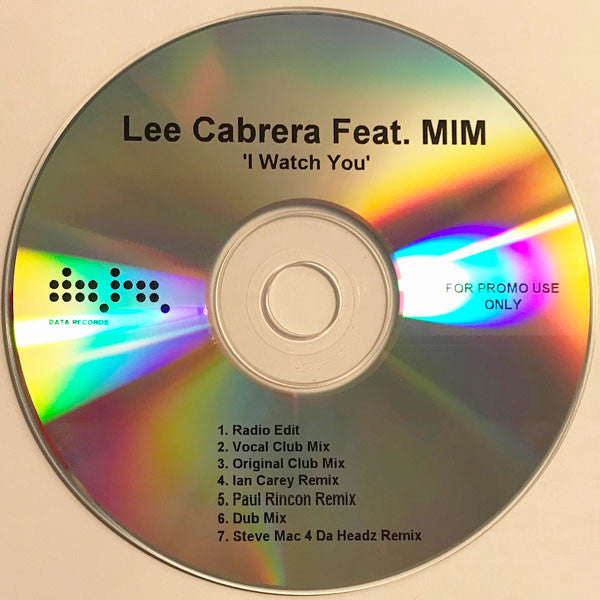 Lee-Cabrera Feat. Mim Grey : I Watch You (CDr, Single, Promo)