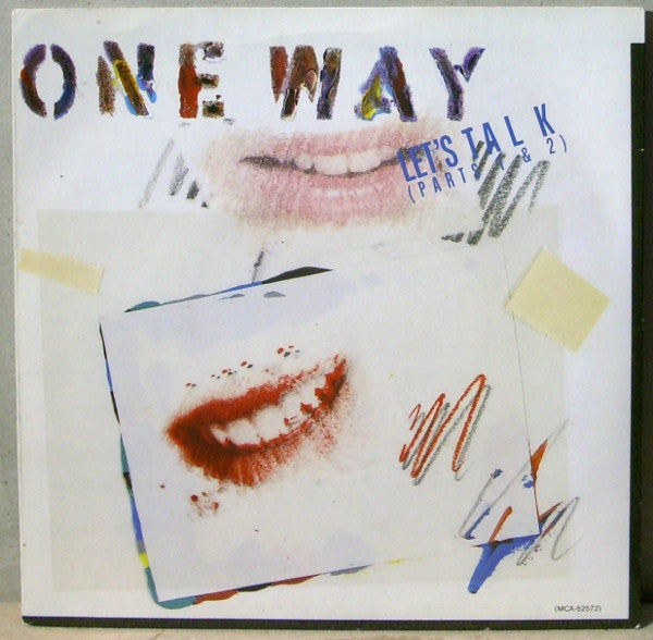One Way : Let's Talk (Parts 1 & 2) (7", Single)