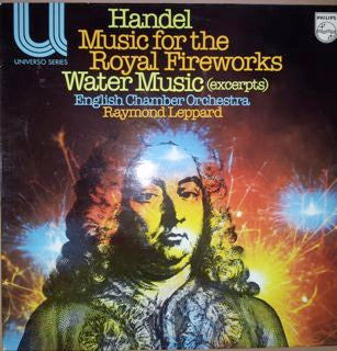 Georg Friedrich Händel, English Chamber Orchestra, Raymond Leppard : Music For The Royal Fireworks  / Water Music (Excerpts) (LP, Comp)