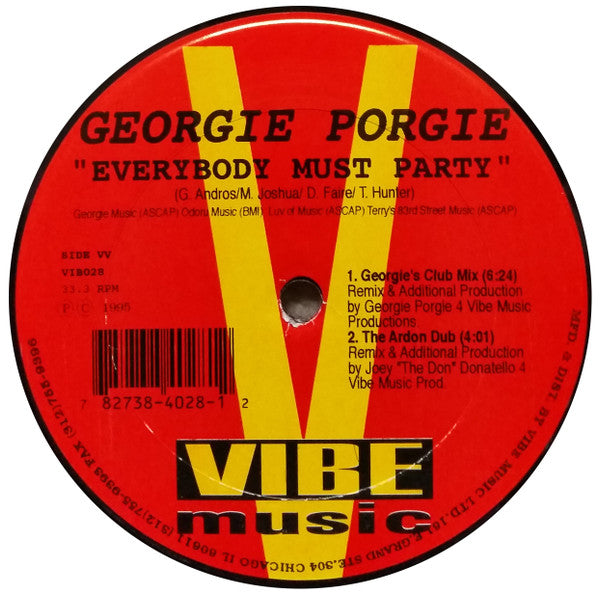 Georgie Porgie : Everybody Must Party (2x12")
