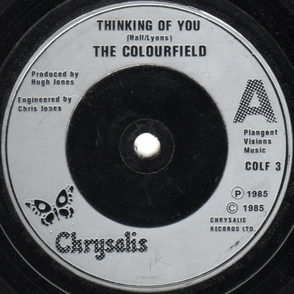 The Colourfield : Thinking Of You (7", Single, Sil)
